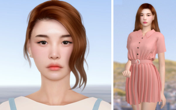 sims 4 korean model