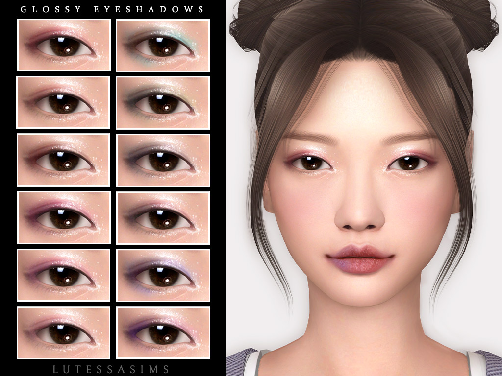 sims 4 glossy eyeshadows