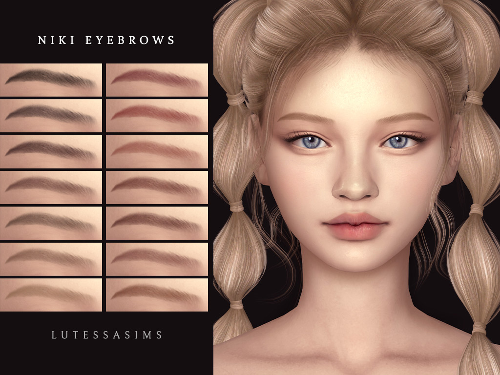 sims 4 female eyebrows cc