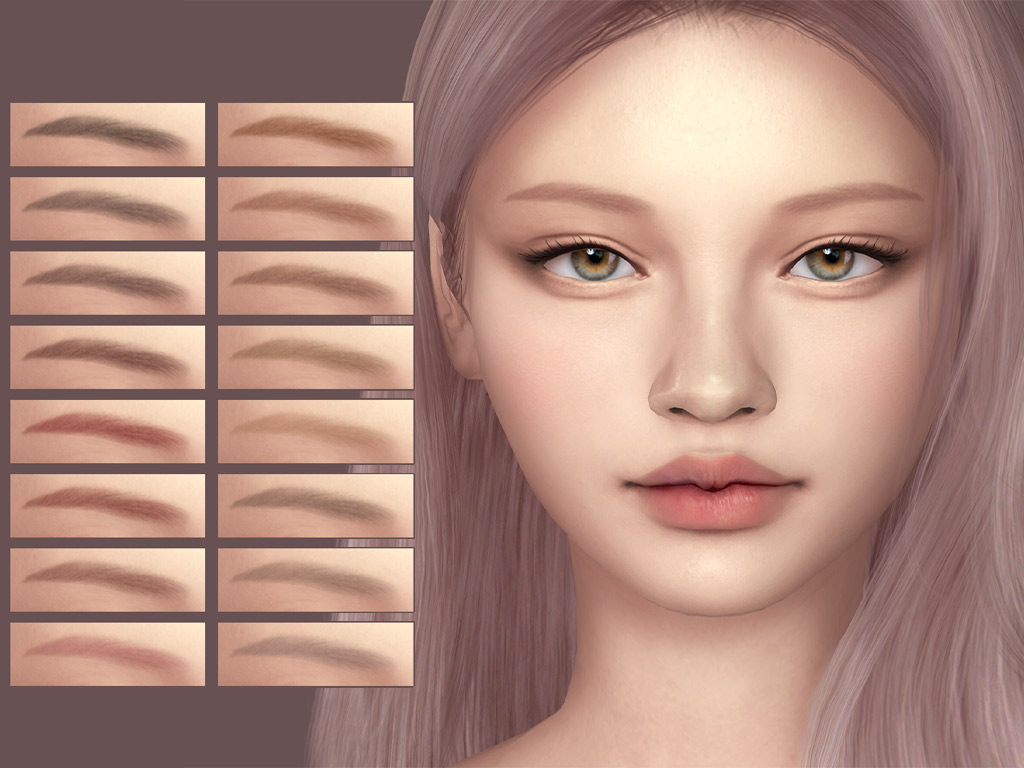 sims 4 soft eyebrows