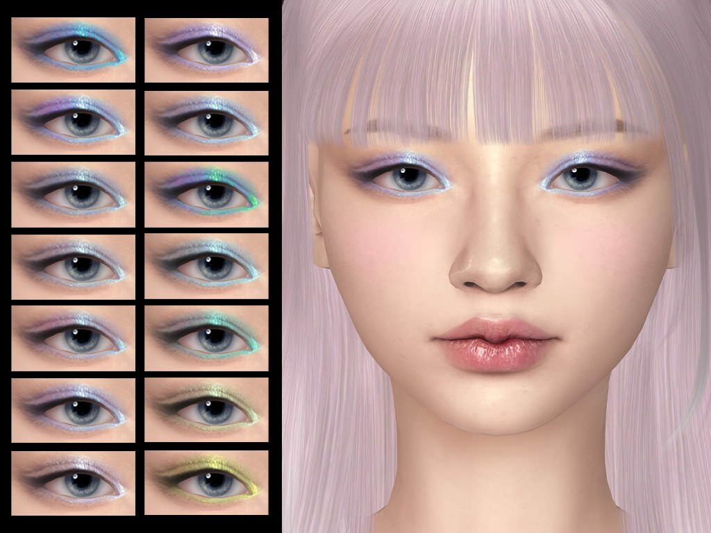 Sims 4 eyeshadows cc