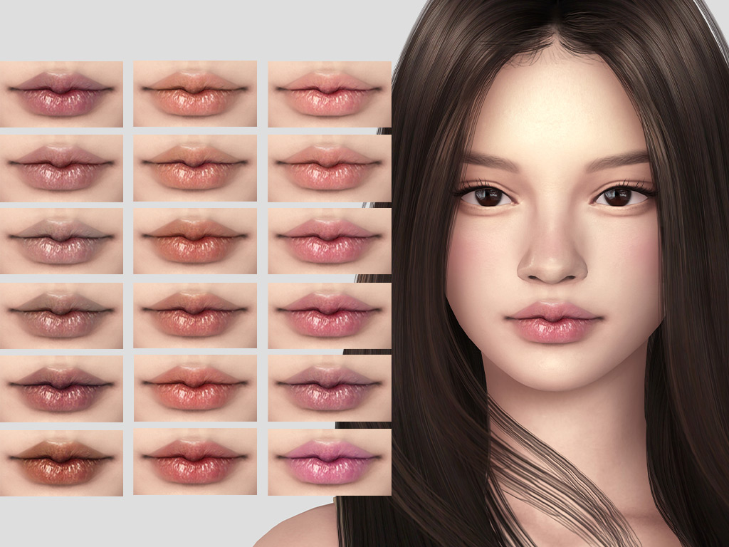 sims 4 natural lipstick cc