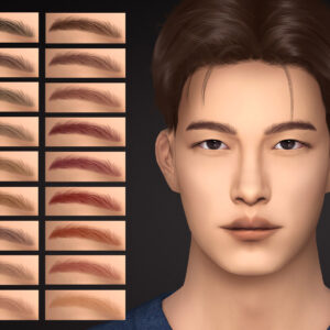 sims 4 male eyebrows