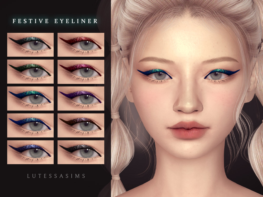 sims 4 festive eyeliner cc